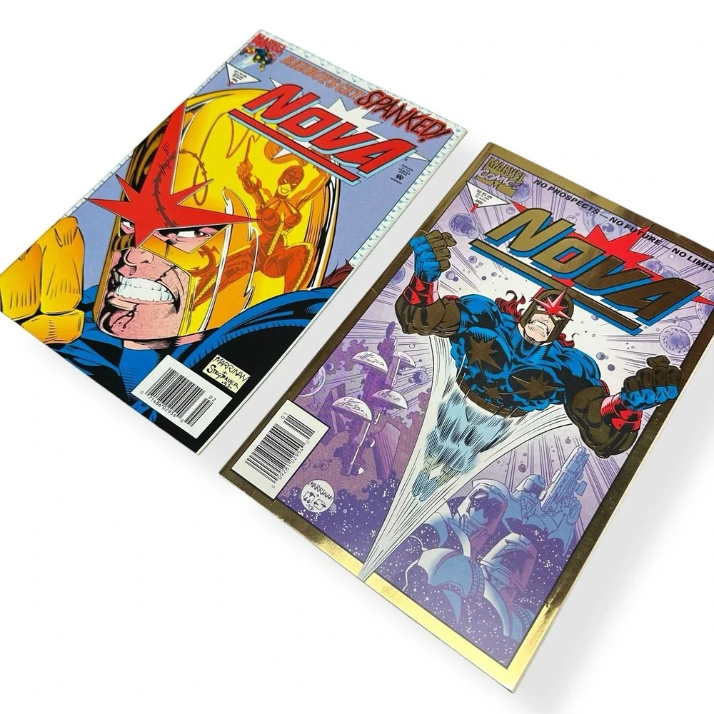 Nova #1 & #2 Gold‎ Foil Cover Marvel Comics 1994